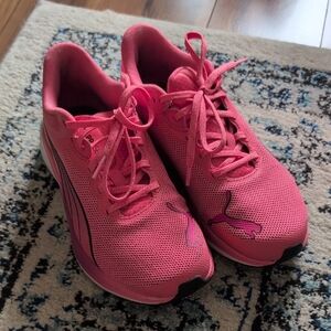 Puma Pink Sneakers Lightweight Mesh Design